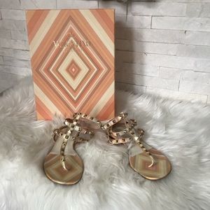 Valentino Rockstud Gladiator Sandals